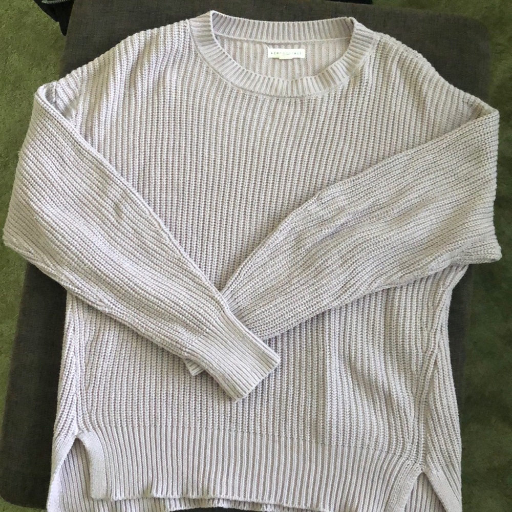 NWOT Oversized Aeropostale sweater- lavender
